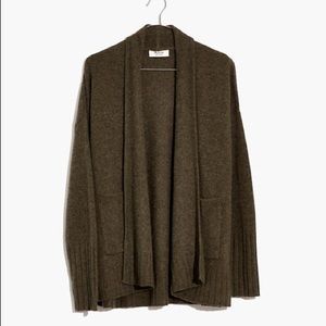 Madewell Cashmere Shawl Collar Cardigan sz XS